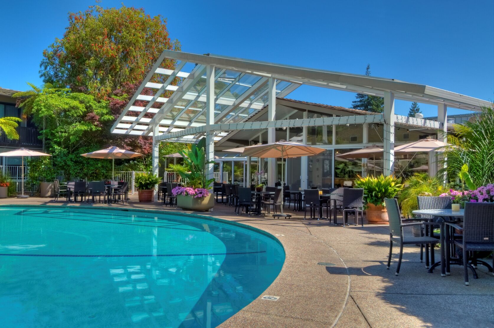Dinah'S Garden Hotel Palo Alto Exteriér fotografie